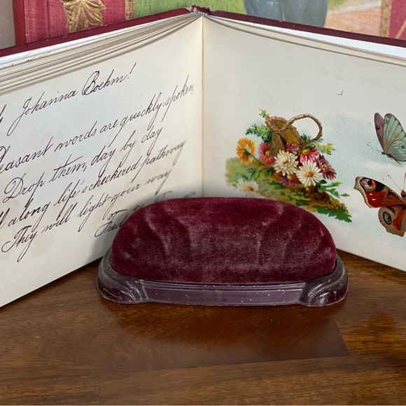Circa 1880-90’s Victorian Era Autograph Book of JOHANNA BOEHM 🥰 w/Original Art - Picture 9 of 10